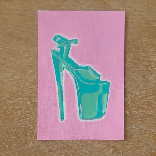 Original gemälde pleaser high - original,