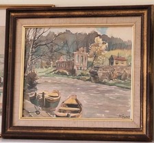 Mid Century Aquarell