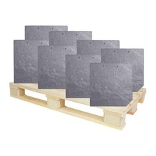 Naturschiefer Wabe gelocht