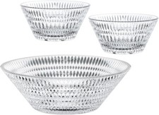 Spiegelau & Nachtmann, 3-teiliges Schalen-Set, Große Schale (27,5 cm) und kleine