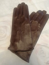 Herren Lederhandschuhe  braun Gr. 8 1/4 ohne Innenfutter