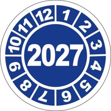 Jahresplaketten 2027 gelb