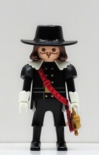 SPANIER EDELMANN SCHWARZ Playmobil zu Conquestador Musketier Garde Custom RAR !