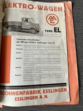 1938 MASCHINENFABRIK ESSLINGEN