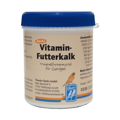 Backs vitamin futterkalk - vitamin,