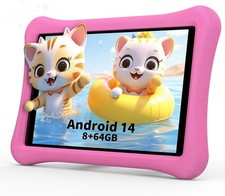 Android 14 Kinder Kids Tablet HD 10.1”, 2025 Neu 8GB RAM 64GB ROM - Kindertablet