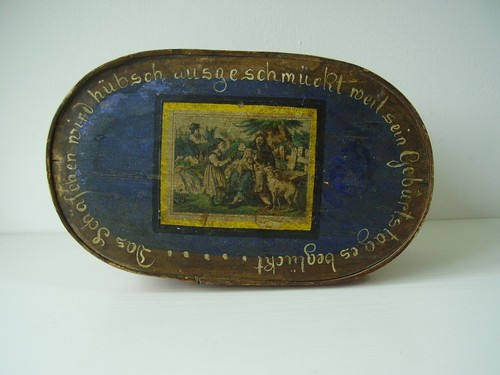 Antike seltene spanschachtel - seltene,