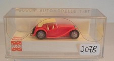Busch 1/87 Nr. 45903 MG Midget TC Cabrio geschlossen orangerot OVP #2078