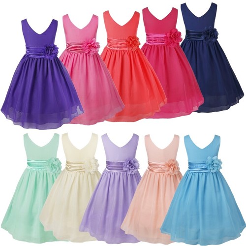 Mädchen chiffon kleider - chiffon,
