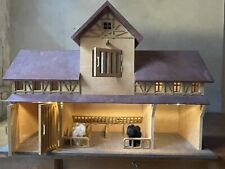 Bauernhof Stall Reiterhof aus Holz Erzgebirge 