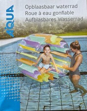 Aufblasbares Wasserrad Sommer Pool Spielzeug Rolling Ball Hamsterrad 125cm