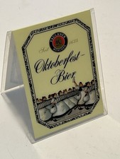 Paulaner Brauerei Oktoberfest Bier München älterer Tischaufsteller