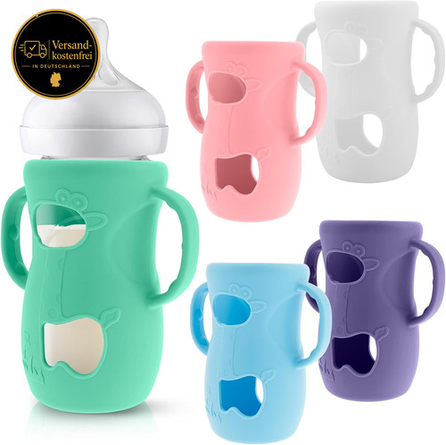 Babyflaschengriff silikon 5er - babyflaschengriff,