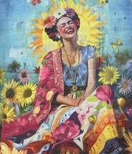 Künstlerschal Frida Kahlo