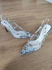 Damen High Heels von Zara, Gr. 38, Schlangenleder Optik, Super Zustand