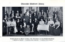 Reichsverband der österreichischen Glaser in Wien Historische Aufnahme von 1910