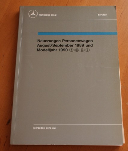 Werkstatthandbuch mercedes - mercedes, w