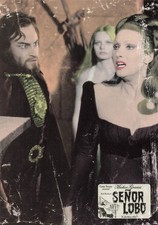 Postkarte (3) Muchas Gracias Senor Lobo Paul Naschy AKA Jacinto Molina CREEPY