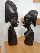 2 Afrikanische Holzskulpturen