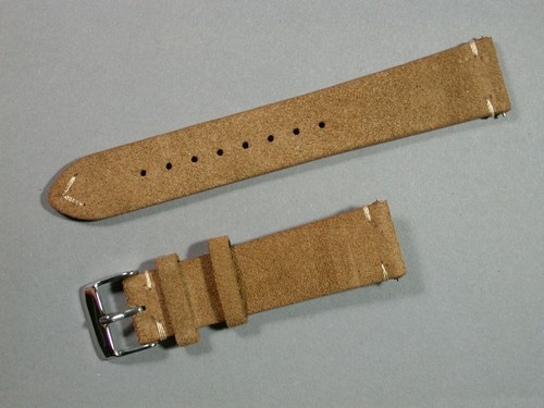 Wildleder uhrenarmband braun - uhrenarmband,