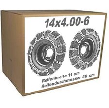 14x4.00-6 Schneeketten für