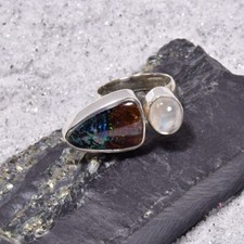 Boulder Opal Ring, 925er