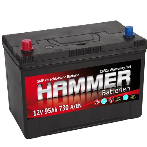 Autobatterie hammer 12v - autobatterie,