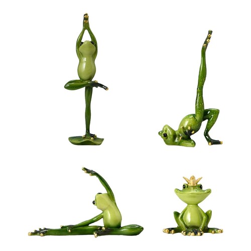 Harz yoga frosch - frosch, figuren