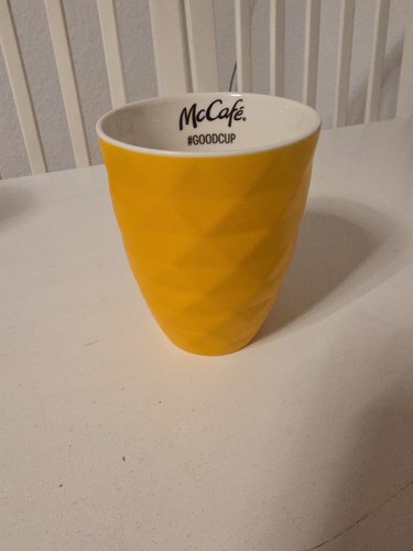 Mcdonalds kaffeebecher gelb - mcdonalds,