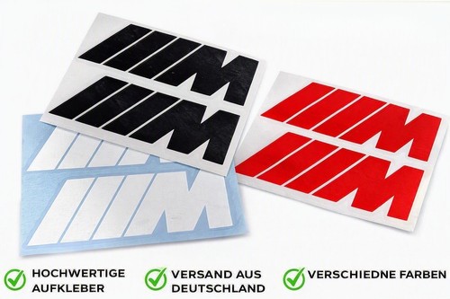 Aufkleber bmw performance m - 2x,