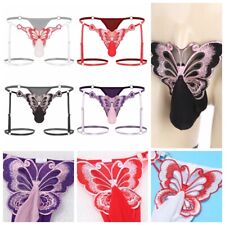 Men G-string Unterwäsche Briefs Schmetterling Underpants Verstellbar 1Pc Seide
