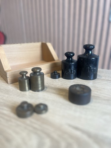 Alte messing gewichte - alte, und