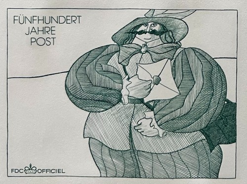 Paul flora ersttagsbrief aus - flora,