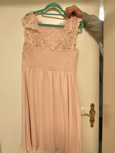 Langes brautjungfernkleid rosa - langes,