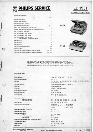 Philips service manual - philips, für