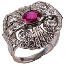 Vintage 2,87ct. Rubin Ring 585