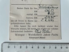 Werbung PK 1941 Weingut Jakob