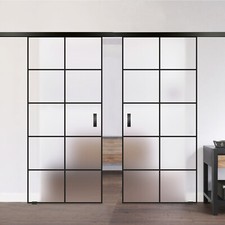 Doppel Glasschiebetür
