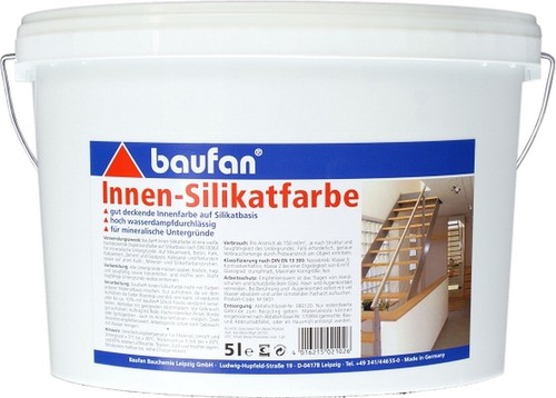 Baufan innen silikatfarbe - innen-silikatfarbe, 5l