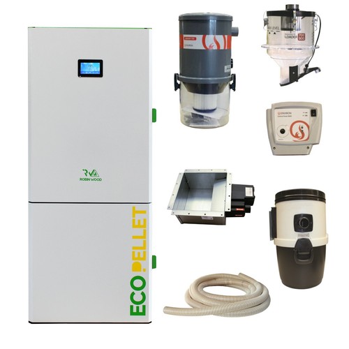 Pelletkessel 49 kw - -, +