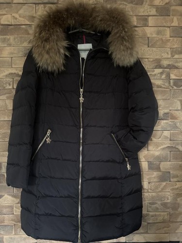 Women moncler coat black - moncler,