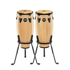 Meinl Dachhimmel Serie 10 & 11 Zoll Conga Set mit Korbständer, natur (NEU)