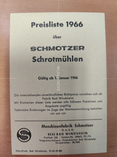 Schmotzer Schrotmühlen