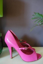 Moschino Cheap & Chic Pumps, High Heels, Peeptoes, pink, Riemchen
