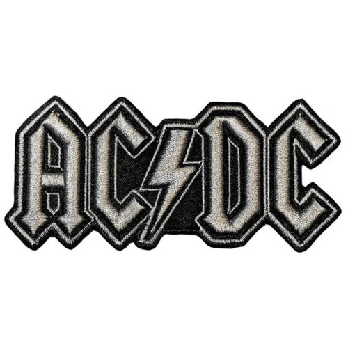 Patch silver logo - ac/dc,