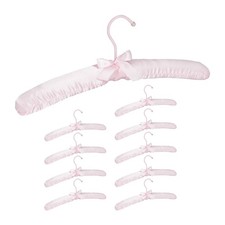 Kleiderbügel satin Garderoben Hänger 360° drehbar 50 g Kleiderbügel Set 38 cm