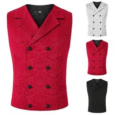 Männer Weste Anzug Doppelt