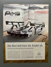 Mercedes AMG C-Klasse DTM Holt die Kinder ab 2006 Vintage Ad Werbung Reklame
