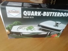 Quark - Butterdose, Edelstahl