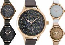 SALE Oozoo Design Damenuhr Ø43mm Glitzeroptik C8900 - 04 TOPPREIS